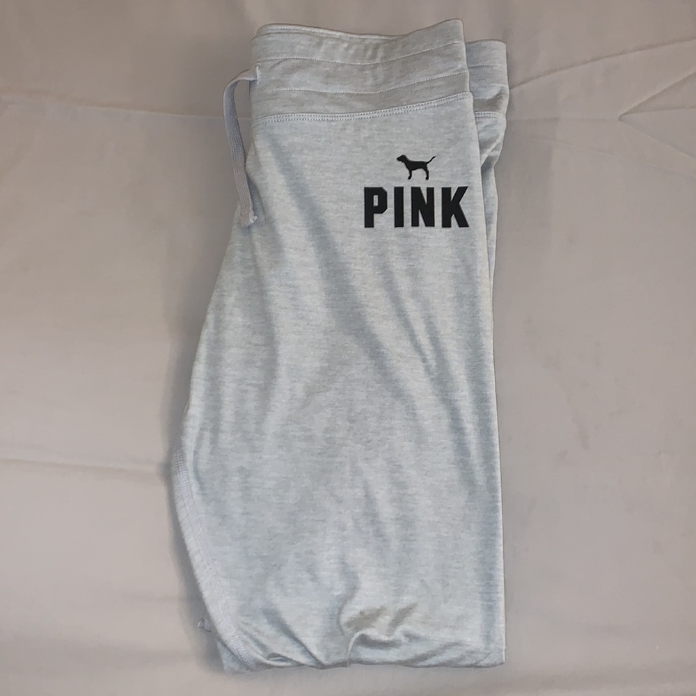 Pink — Light Grey Yoga Pants